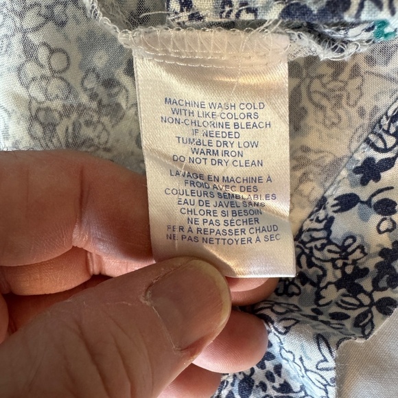 Caribbean Joe Men's Tropical Island Floral Short Sleeve Button Shirt Blue 2XT - Picture 9 of 15